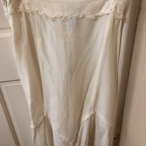 White skirt, Calvin Klein